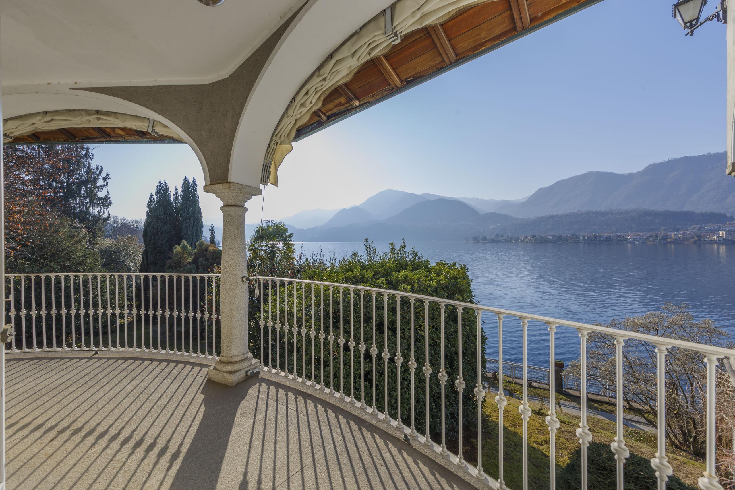 Lake view from luxury property